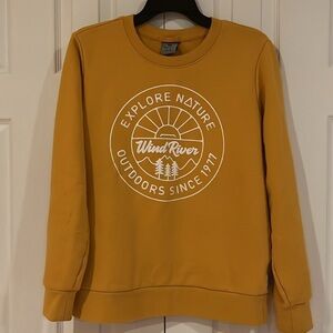 Windriver Heritage  Knit Explore outdoors pullover sweatshirt Sz M
